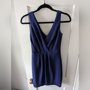 Trixxi Shimmer blue mini cocktail dress